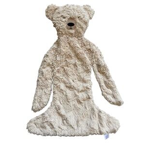 Slumberkins Bear Lovey Neutral Tan Security Blanket Baby Comfort Plush Soft Toy